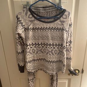 Victoria’s Secret thermal pajamas set